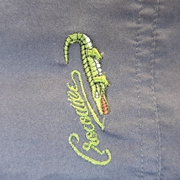 Crocodile Sport embroidered dark blue light weight men's medium jacket - Picture 2 of 7